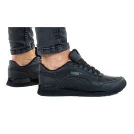 Puma St Runner V2 L Jr 366959 01 sort blå