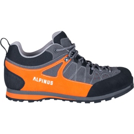 Trekkingsko Alpinus The Ridge Low Pro antracit-orange GR43298 sort grå