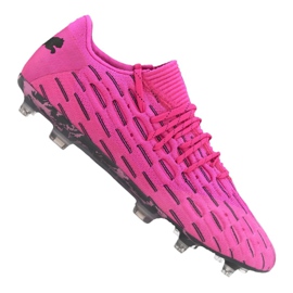 Puma Future 6.1 Netfit Low Fg / Ag M 106182-03 fodboldstøvler flerfarvet lyserød