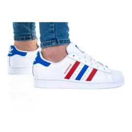 Adidas Superstar Jr FW5851 sko hvid sort