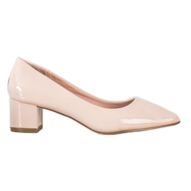 Goodin Lakerede pumper i Spitz beige