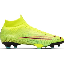 Nike Mercurial Superfly 7 Pro Mds Fg BQ5483 703 fodboldsko hvid, sort, pink gul
