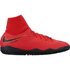 Nike Hypervenom X Phelon 3 Df Tf 917769 616 fodboldsko rød rød