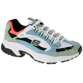 Skechers Stamina-Sugar Rock W 13452-BLGR Sko blå flerfarvet