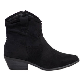 Cm Paris Cowboystøvler i ruskind sort