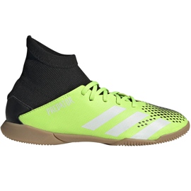 Grøn adidas Predator 20.3 In Junior fodboldstøvler EH3028