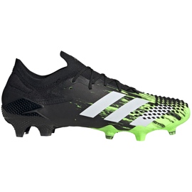 Fodboldstøvler adidas Predator Mutator 20.1 L Fg sort og grøn EH2885