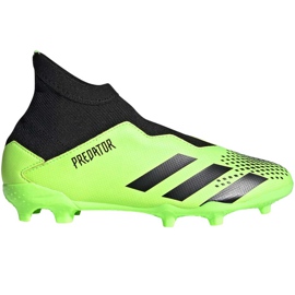 Adidas Predator 20.3 Ll Fg Junior fodboldstøvler grøn-sort EH3019