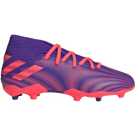 Fodboldstøvler adidas Nemeziz.3 Fg Junior lilla EH0580 violet