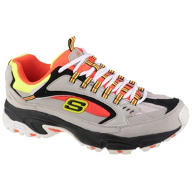 Skechers Stamina-Cutback M 51286-GYOR orange grå flerfarvet
