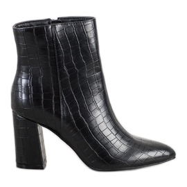 Goodin Støvler i Spitz Snake Print sort