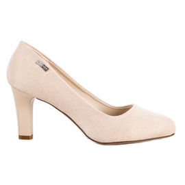 J. Star Afslappede hælepumps beige