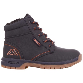 Kappa Cammy Fur T børnesko sort og orange 260637T 6744