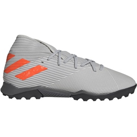 Adidas Nemeziz 19.3 Tf grå fodboldsko EF8291