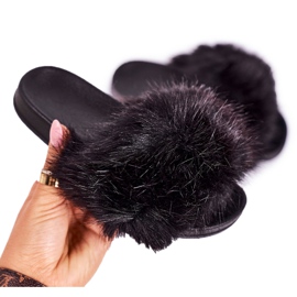 PS1 Børns sorte Fashionista pelssko