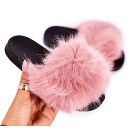Børns pink Fashionista pelssko lyserød