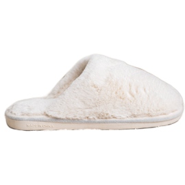 Bona Slip-on tøfler ecru