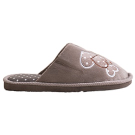 Bona Varm Happy Comfort tøfler beige brun