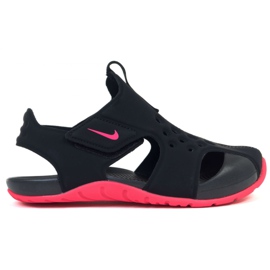 Nike Sunray Protect 2 (PS) Jr 943826-003 sandaler sort lyserød