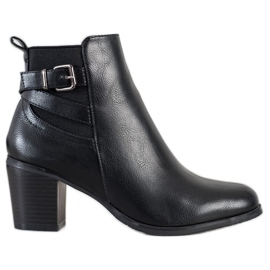 Ideal Shoes Casual sorte støvler