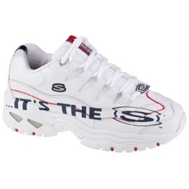 Skechers Energy-Genuine Look W 13407-WNVR Sko hvid sort