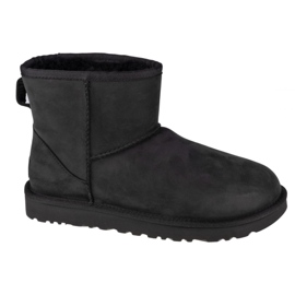 Støvler Ugg W Classic Mini Leather W 1016558-BLK sort