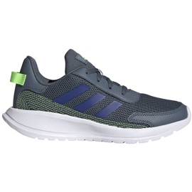 Adidas Tensaur Run K grå FV9444 børnesko blå grøn