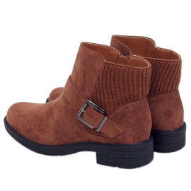 Brune kvinders brune støvler E2210 Camel