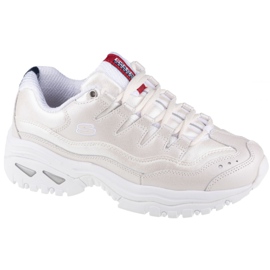 Skechers Energy-Glacier W 13411-WHT Sko beige hvid