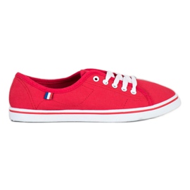 SHELOVET Røde sneakers