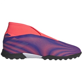 Adidas Nemeziz.3 Ll Tf Jr EH0584 fodboldstøvler orange, lilla, lyserød violet