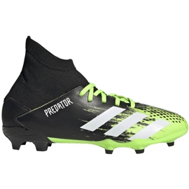 Adidas Predator 20.3 Fg Jr EH3024 fodboldstøvler orange, sort, grøn sort