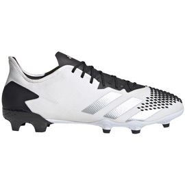 Adidas Predator 20.2 Fg FW9199 fodboldstøvler hvid