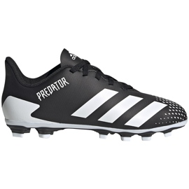 Adidas Predator 20.4 FxG Junior FW9221 fodboldstøvler sort sort