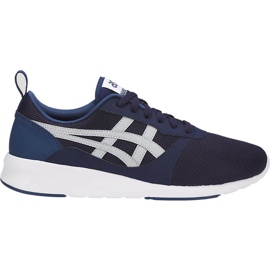 Herresko Asics Lyte Jogger marineblå H832N 5896 hvid marine blå