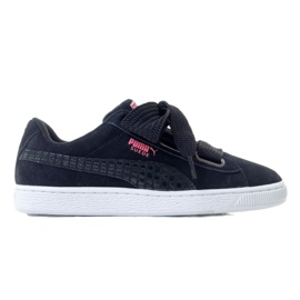Puma Suede Heart Street 2 W 366780 01 sort lyserød