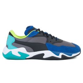 Puma Storm Origin M 369770 01 sko blå grå flerfarvet
