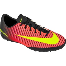 Nike Mercurial Vapor Xi Tf Jr 831949-870 fodboldsko flerfarvet rød
