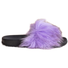 SHELOVET Stilfulde hjemmesko violet
