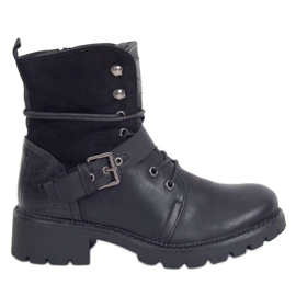 Black Workery støvler 1215-PA Sort