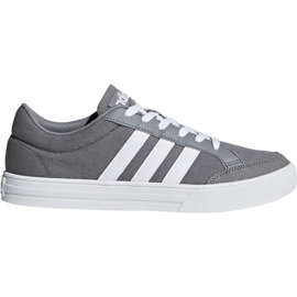 Grå Adidas Vs Set herresko AW3892 hvid