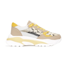 Vices 8535-49-gul beige flerfarvet