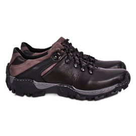 Bednarek Polish Shoes Herre Trekkingsko i læder Bednarek sort