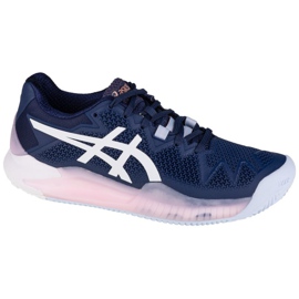 Asics Gel-Resolution 8 Clay W 1042A070-401 hvid marine blå
