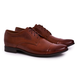 Bednarek Polish Shoes Mænds brun læder Bednarek hjemmesko