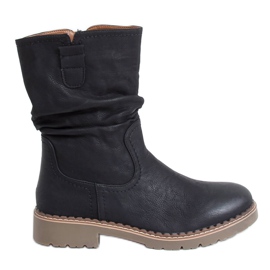 Sorte kvinders sorte støvler 6981 Sort