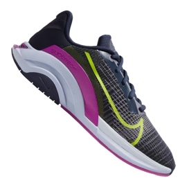 Nike ZoomX SuperRep Surge W CK9406-420 træningssko marine blå lyserød grå grøn