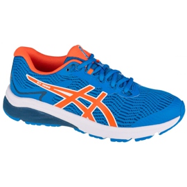 Asics GT-1000 8 Gs Jr 1014A068-400 hvid blå orange