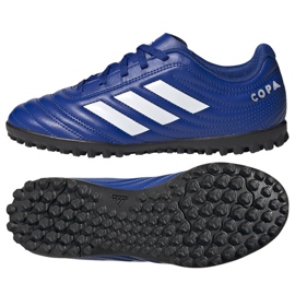 Adidas Copa 20.4 Tf Jr EH0931 fodboldstøvler flerfarvet blå