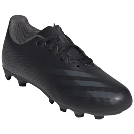 Adidas X Ghosted.4 FxG Jr FW3546 fodboldstøvler sort sort